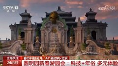 <b>中国年遇上“科技范儿” 这个春节多地景区机器</b>